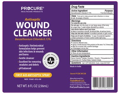 Pcbcwc08 Label (Pcbcwc08 Wound Cleanser Spray 8oz)